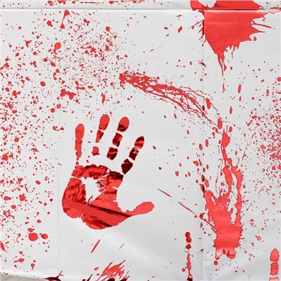 Скатерть «Кровавые следы», 137 × 183 см