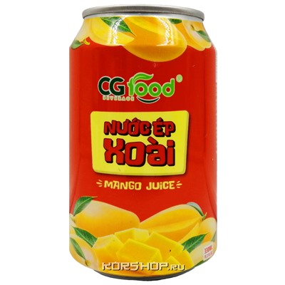 Напиток с манго CG Food, Вьетнам, 330 мл