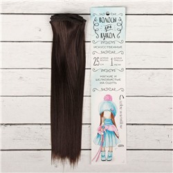 Волосы - тресс для кукол «Прямые» длина волос: 25 см, ширина: 100 см, цвет № 10