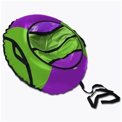 Belon Санки-ватрушка СВ-003-Т1/Орхидея Спорт 100см, цв. фиолетово-зеленая в/п
