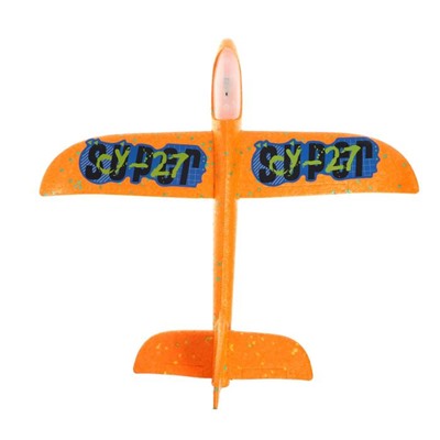 Самолёт «Су-27» 46х49 см, цвета микс, с диодом