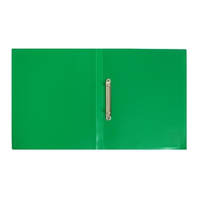 Папка на 2 кольцах А4, Calligrata, 18 мм, 500 мкм, зеленая