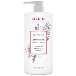 Шампунь для окрашенных волос «Яркость цвета» BIONIKA  OLLIN 750 мл
