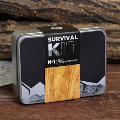 Набор "Survival kit", мультитул, фонарь