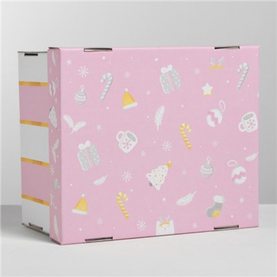 Складная коробка «Нежность», 31,2 × 25,6 × 16,1 см