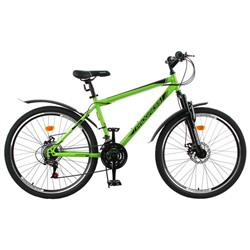 Велосипед 26" Progress модель Advance Disc RUS, цвет зелёный, размер рамы 17"