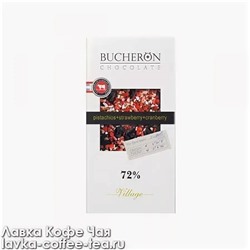 Bucheron горький шоколад с клюквой, клубникой и фисташками, Т60 х 100 г, шт (Bucheron) арт. 811091