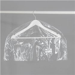 Чехол для одежды 60×30 см, прозрачный