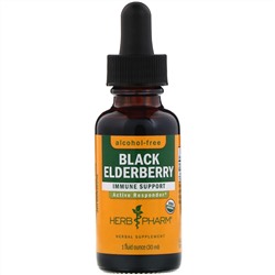 Herb Pharm, Black Elderberry, Alcohol-Free, 1 fl oz (30 ml)