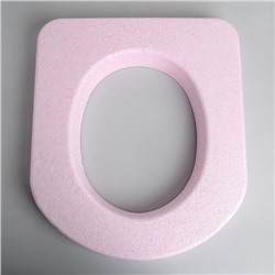 Сиденье для уличного туалета, 44 × 38 × 6 см, пенопласт, розовое