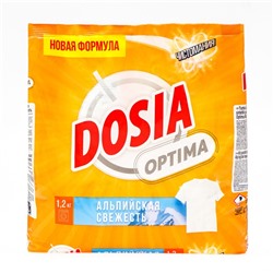 Порошок для стирки Dosia Optima "Альпийская Свежесть", 1,2 кг