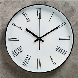 Часы настенные, серия: Классика, "Эдит", плавный ход, d=30 см, 30 х 30 см
