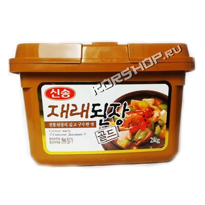Соевая паста "Дендян" Корея 2 кг (уценка, треснутая крышка)Распродажа