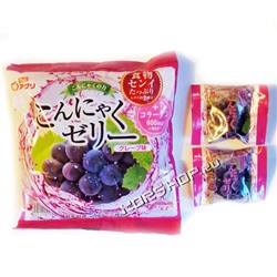 Конжаковое желе (Коньяку) с натуральным виноградным соком, Япония 18г х 6шт Акция