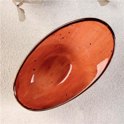 Соусник «Сапфир», 12×6,5×5,5 см, цвет оранжевый