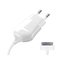 Зарядное устройство  Deppa (23124) Apple 30-pin iPhone 3/4, 1000 mA, белый