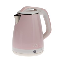 Чайник электрический Homestar HS-1035, металл, 1.8 л, 1500 Вт, розовый