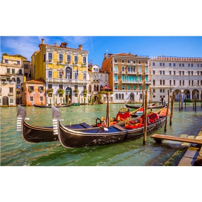 3D Фотообои «Яркий полдень в Венеции»
