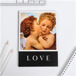 Ежедневник в тонкой обложке «LOVE ангелочки» А5, 80 листов