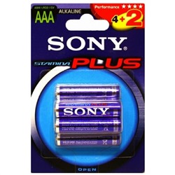 Sony  AA LR6 Stamina plus BL-4+2 6/36/144