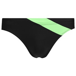 Плавки для плавания, размер 28, цвет чёрный/зелёный