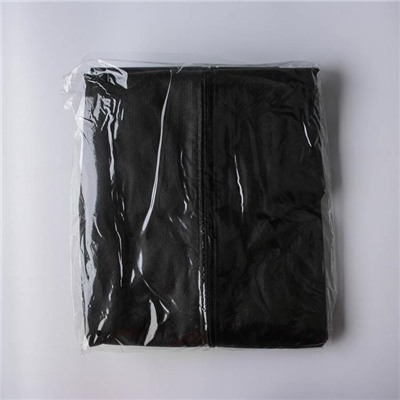 Чехол для одежды зимний, 120×60×10 см, спанбонд, цвет чёрный