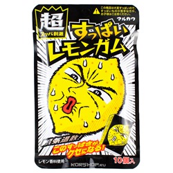 Жевательная резинка Супер Кислый Лимон Marukawa, Япония, 41,5 г