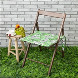 Подушка на стул уличная «Этель» Геометрия, 45×45 см, репс с пропиткой ВМГО, 100% хлопок