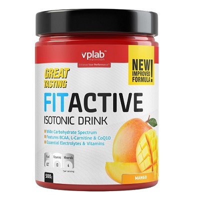 Изотоник FitActive Fitness Drink mango Vplab 500 гр.