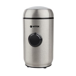 Кофемолка Vitek VT-7123 ST, 150 Вт, 50 г, серебристый
