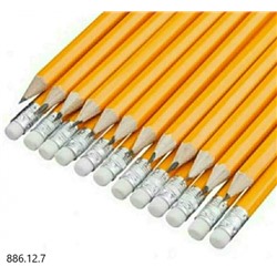 Простой карандаш с ластиком