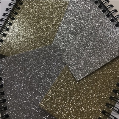 Картон дизайнерский Glitter (с блестками) 210 х 297 мм, Sadipal 330 г/м², серебро, цена за 3 листа