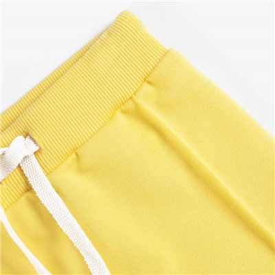 Костюм детский: свитшот и брюки, рост 86 см, цвет желтый