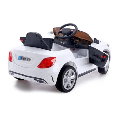 Электромобиль S CLASS, 2 мотора, EVA колёса, активная подвеска, кожаное сиденье, цвет белый