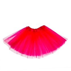 Карнавальная юбка, 3-х слойная, 4-6 лет, цвет розовый