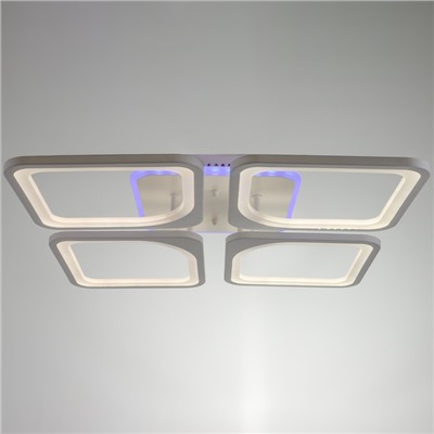 Люстра светодиодная Квадро 60Вт LED RGB 2700-4200К белый 55х55х7,5см