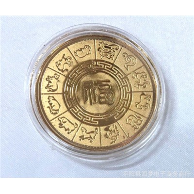 Сувенирная монета Бык BG32901 Заказ от 3х шт.