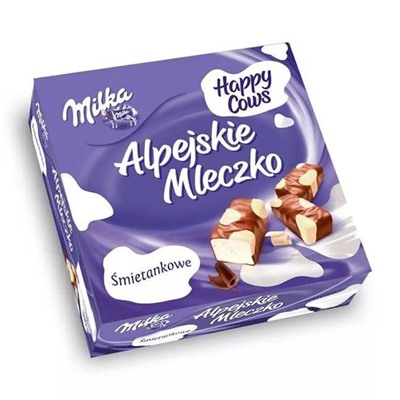 Милка Конфеты Альпийское молоко 330 гр Двойной шоколад (Европа)  арт. 818789