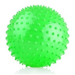АЛЬПИНА пласт  Мяч ёжик d180мм зеленый в/с