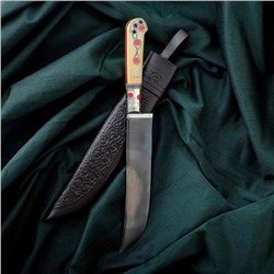 Нож Пчак Шархон - рукоять эбонит, клинок 16-17см