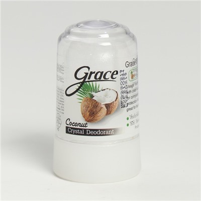 Дезодорант - кристалл минеральный "Grace", кокосовый, 70 г