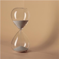 Часы песочные "Диени", 10 х 24.5 см, серебристый песок