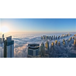 3D Фотообои  «Туман над Дубаем»