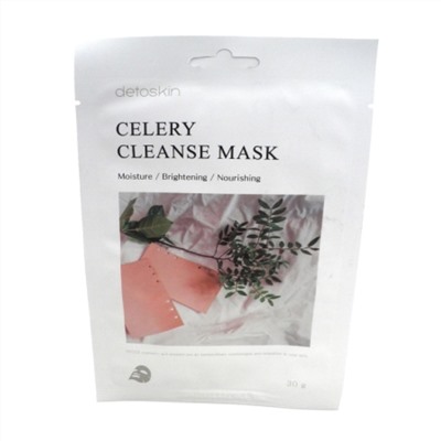 DETOSKIN. Тканевая маска очищающая с экстрактом Сельдерея, CELERY CLEANSE MASK 30 г