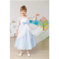 Платье нарядное для девочки MINAKU «Золушка», рост 122 см, цвет голубой
