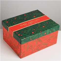 Складная коробка «С новым годом», 31,2 × 25,6 × 16,1 см