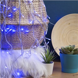 Гирлянда "Нить", 10 м. “Игла”, LED-100-220V, 8 режимов, свечение синее