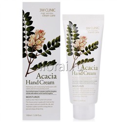 Крем для рук увлажняющий с экстрактом АКАЦИИ Acacia Hand Cream 3W CLINIC