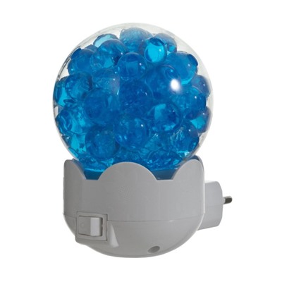 Ночник "Шарики" LED бело-синий 7х7х11 см