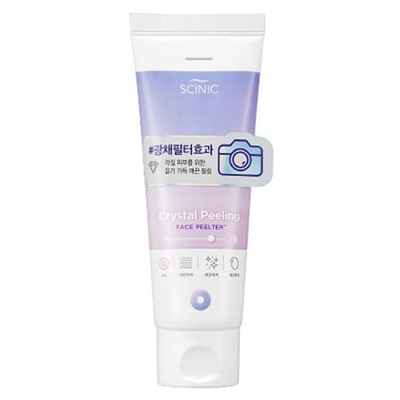 Пилинг-гель для жирной кожи Scinic Crystal Peeling Face Peelter, 80 мл